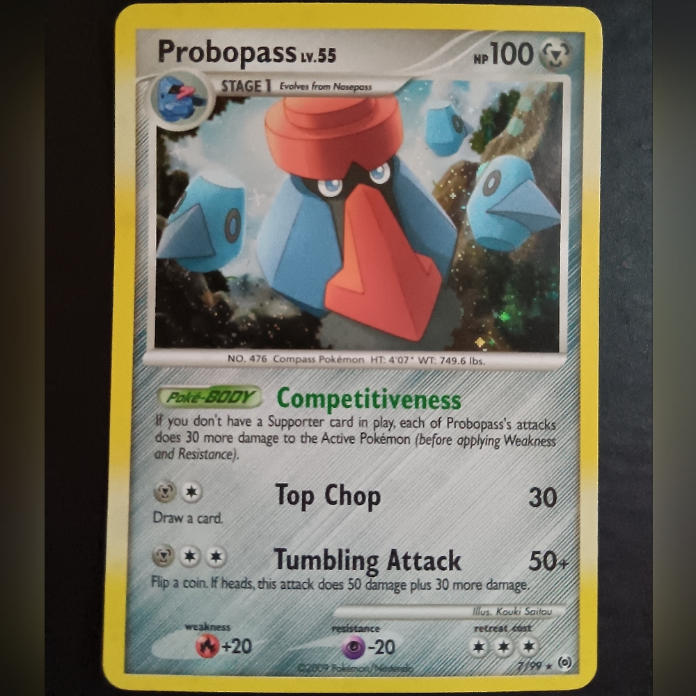 Probopass Pokemon Card - Arceus Evolution - 7/99 Rare Holo